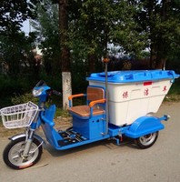 福建電動三輪保潔車（500L塑料桶，B款）
